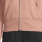 Moletom com capuz Champion Heritage Herringbone com zíper, rosa, tamanho médio