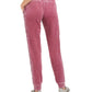Calça de moletom feminina Ideology, calça de corrida fitness vermelha, tamanho X-S