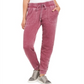 Calça de moletom feminina Ideology, calça de corrida fitness vermelha, tamanho X-S