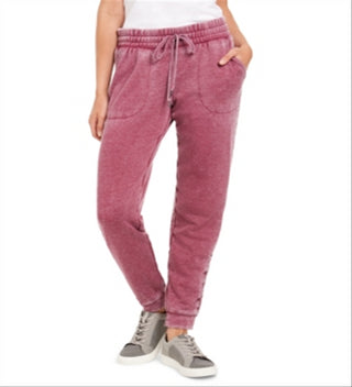Ideology Women's Sweatpants Fitness Jogger Pants Red Size X-Small