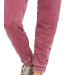 Calça de moletom feminina Ideology, calça de corrida fitness vermelha, tamanho X-S