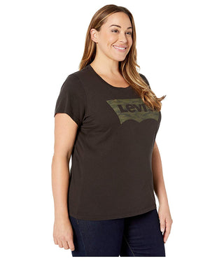 Levi's Women's Plus Perfect Tee W/o Pocket Women's T Shirt Black Size 1X