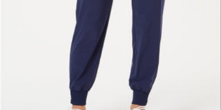 Calça de moletom feminina Ideology em tecido reciclado, azul, tamanho X-G