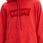 Moletom com capuz esportivo gráfico feminino Levi's vermelho tamanho XX-G