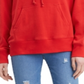 Moletom com capuz esportivo gráfico feminino Levi's vermelho tamanho XX-G