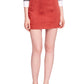 Mini saia evasê feminina Free People laranja tamanho 0
