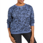 Moletom feminino esportivo Karen Scott com estampa Twilight, azul, tamanho XS
