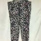 Calça jogger feminina Calvin Klein Leopard Performance cinza tamanho 2XL