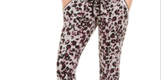 Calça jogger feminina Calvin Klein Leopard Performance cinza tamanho 2XL
