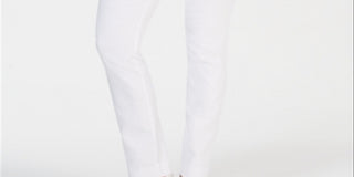 Calça feminina Charter Club Cambridge Skinny com controle de barriga, branca, tamanho 16