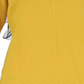 Suéter Alfani Feminino Plus com Detalhe de Botão e Canelado Amarelo Tamanho 0X