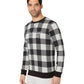 Calvin Klein Moletom Masculino Modern Cotton Buffalo Check Cinza Tamanho Médio