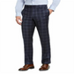 Calça social masculina xadrez elástica Lauren Ralph Lauren, tamanho azul-marinho, 34x34