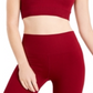 Sutiã esportivo sem costura perfurado Ideology Intimates feminino, tamanho P, cor vinho