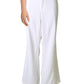 Calça feminina com cinto lateral plus size INC International Concepts, branca, tamanho 14W