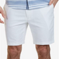 Bermuda masculina Nautica Classic Fit em linho, branca brilhante, tamanho 30W
