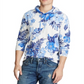 Polo Ralph Lauren Moletom com capuz masculino de algodão com estampa floral azul tamanho XS