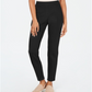 Leggings femininas de malha ponte com costura curva e estilo Style &amp; Co, pretas, tamanho XS