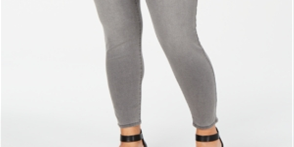 Calças jegging plus size femininas Style &amp; Co | Cinza Sussurrante, tamanho 24W