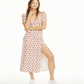 Vestido longo floral feminino Danielle Bernstein, floral branco, tamanho 4