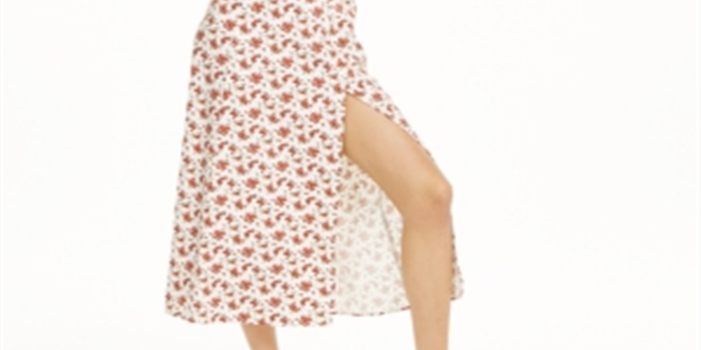 Vestido longo floral feminino Danielle Bernstein, floral branco, tamanho 4