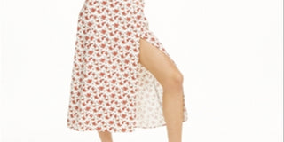 Vestido longo floral feminino Danielle Bernstein, floral branco, tamanho 4