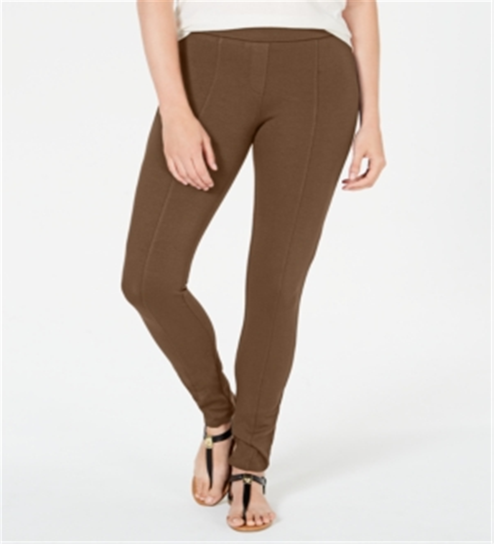 Leggings Ponte Femininas Style &amp; Co Marrom Tabaco Tamanho XS