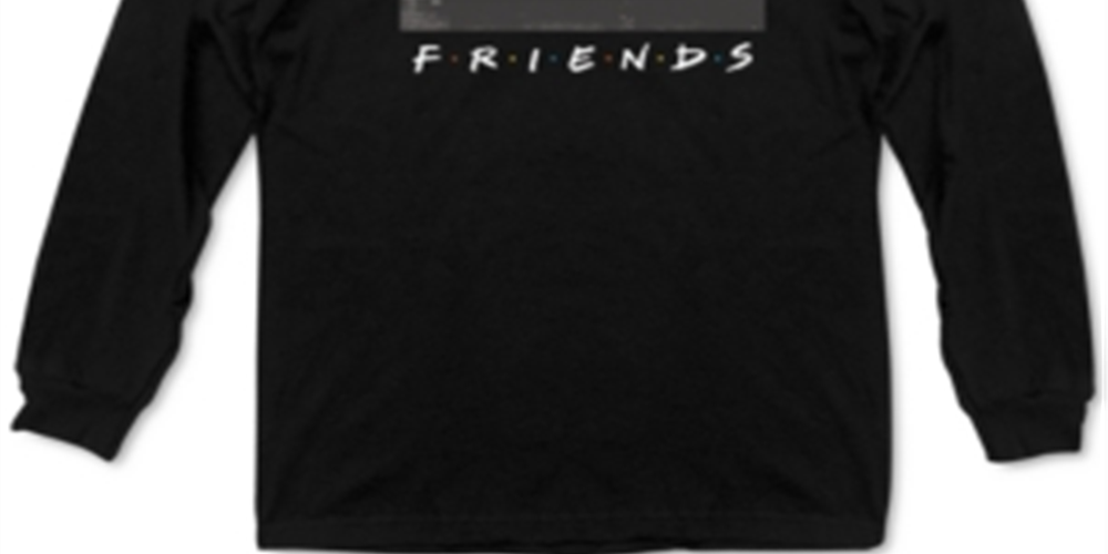 Moletom com estampa de fotos do grupo de amigos masculino Ripple Junction, preto, tamanho 2XL