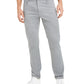 Calça elástica masculina Calvin Klein Slim cinza tamanho 34x34
