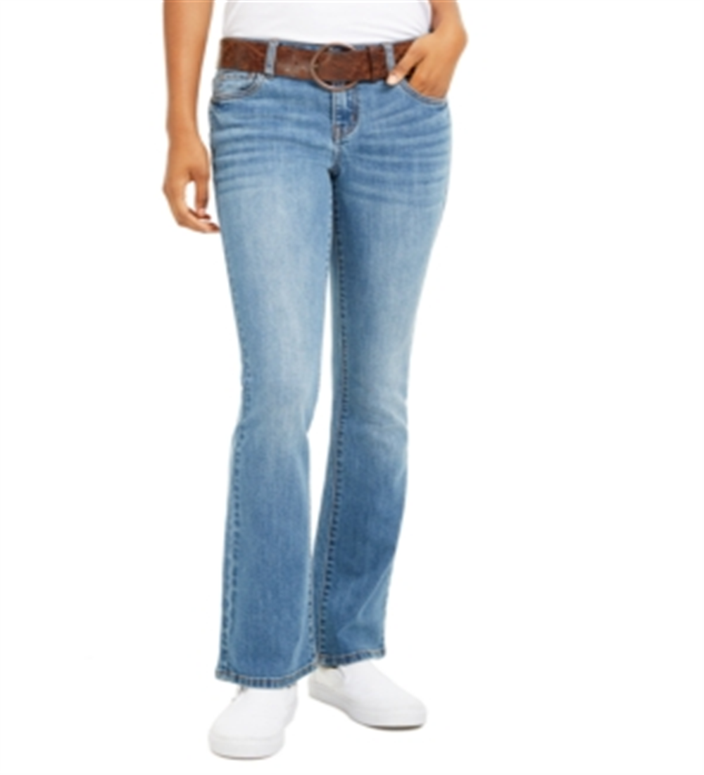 Calça jeans stretch bootcut Dollhouse Juniors True Kolors azul tamanho 7
