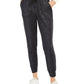 Calça jogger feminina INC International Concepts Sparkle preta tamanho XS