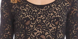 Vestido tubinho de manga comprida feminino KAREN KANE, preto, combo tamanho G