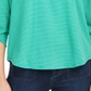 Blusa ombro a ombro feminina Maison Jules, verde, tamanho XS