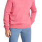 Suéter Tommy Hilfiger Signature Masculino Regular Fit com Decote em V e Manga Longa Rosa Tamanho Grande