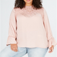 Sombra Masculina Trendy LaceTrim Top Rosa Tamanho XL