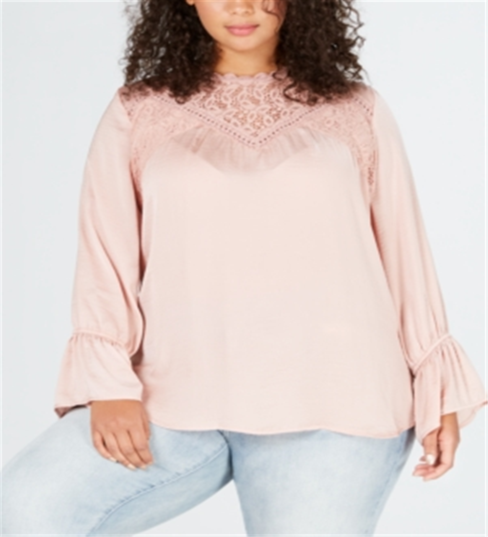 Sombra Masculina Trendy LaceTrim Top Rosa Tamanho XL