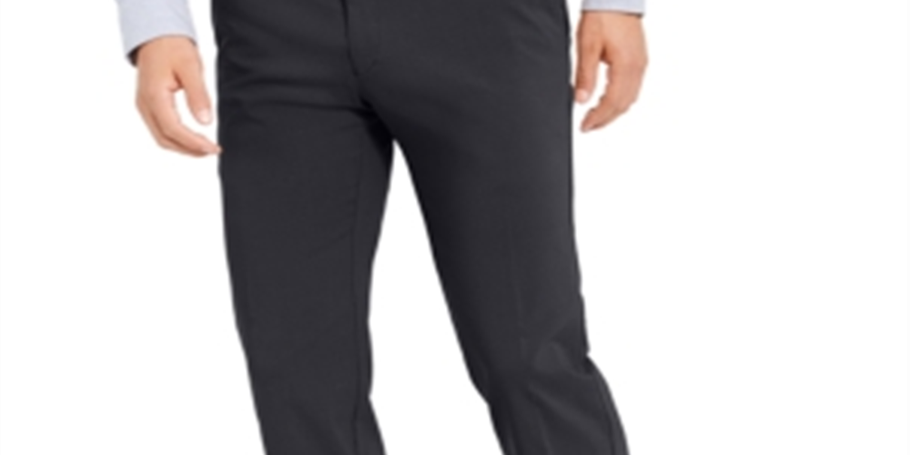 Calça Tommy Hilfiger Masculina Modern-Fit Th Flex Stretch Comfort Solid Performance Preta Tamanho 34X29