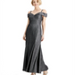 Vestido formal feminino R&amp;M RICHARDS, sem mangas, estilo maxi fit + flare, preto, tamanho 14