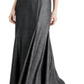 Vestido formal feminino R&amp;M RICHARDS, sem mangas, estilo maxi fit + flare, preto, tamanho 14