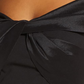 Vestido de festa longo lápis Eliza J feminino, sem mangas, ombro de fora, preto, tamanho 8