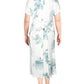Vestido-camisa feminino Alfani com estampa floral e amarração frontal, marfim, tamanho M