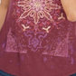 Camiseta feminina com estampa sunburst da Style &amp; Co - Roxo com lantejoulas sunburst, tamanho XS -