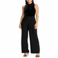 Macacão Ralph Lauren Feminino Sem Mangas Gola Alta Perna Larga Preto Tamanho 10