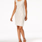 Conjunto de jaqueta Flyaway e vestido com decote redondo feminino R&amp;M Richards, tamanho 18, branco