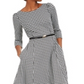 Vestido MIDI com cinto Calvin Klein feminino cinza tamanho 14