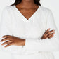 Karen Scott Suéter Feminino Ponto Cesto Inverno Branco Tamanho P