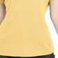 Karen Scott Top Feminino com Tachas e Decote em Forma de Fechadura Citron Aura Tamanho XL