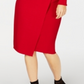 Suéter feminino INC de malha canelada com ilhós, vermelho, tamanho XS