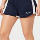 Shorts de corrida e fitness feminino Nike, azul, tamanho pequeno
