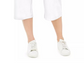 Calça Capri de Malha Feminina Karen Scott Branca Tamanho P
